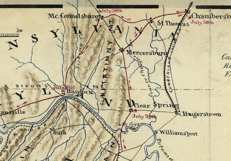 Shenandoah Valley Campaign 1864 Battle Map Battle Archives