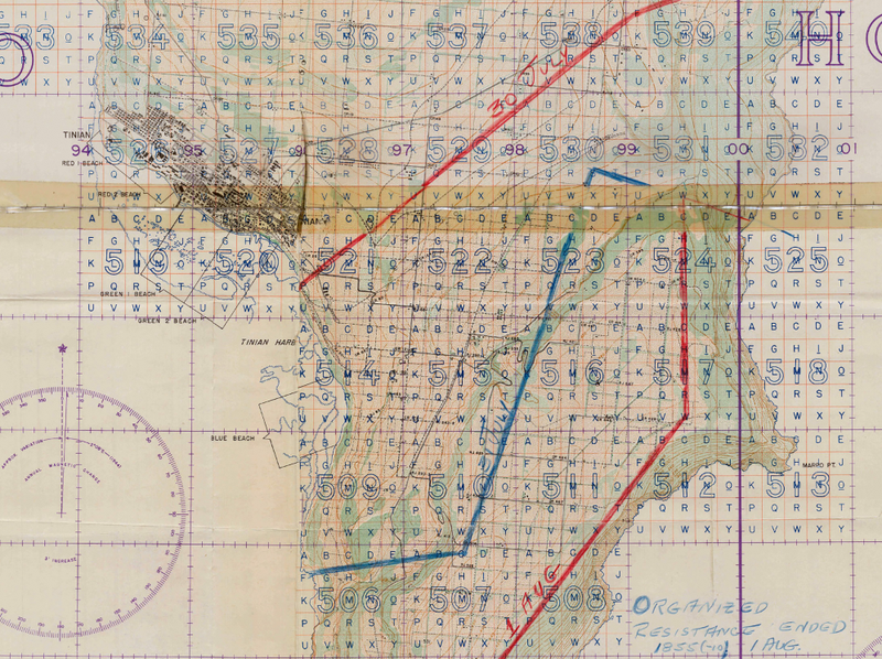 Tinian Front Line Progression Battle Map – Battle Archives