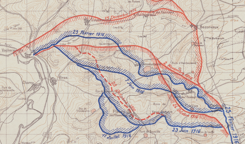 battle of verdun maps