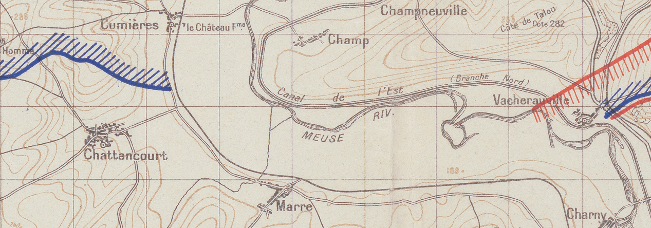 battle of verdun map