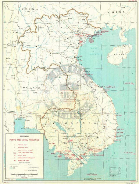 Vietnam Ports And Naval Facilities Battle Archives   Battle Archives Map Vietnam 2516954218610 Grande 