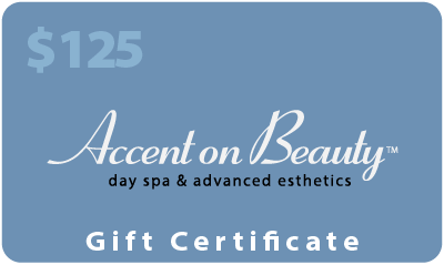 Accent on Beauty $125 Gift Certificate