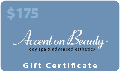 Accent on Beauty $175 Gift Certificate