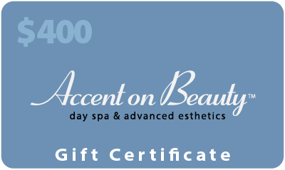 Accent on Beauty $400 Gift Certificate