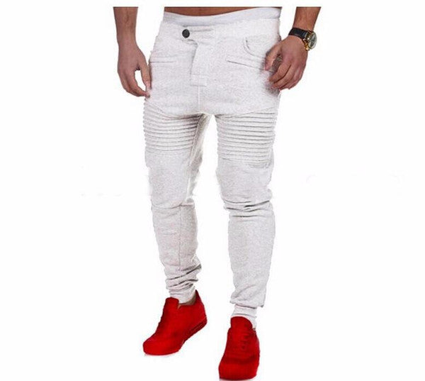 mens designer black joggers