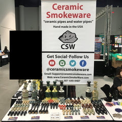 Champs Trade Show Ceramic Pipe Booth