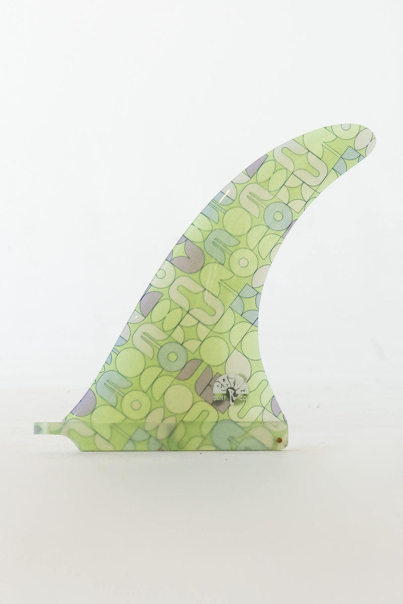 Inner Relm x Raido | GT 10" Longboard Fin | DigiGreen