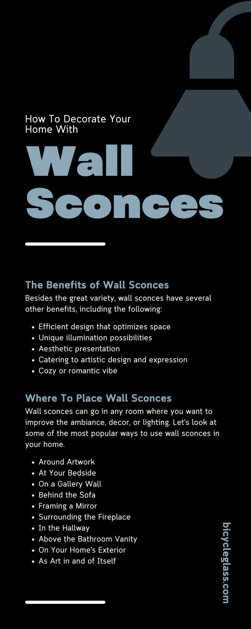 How To Decorate Your Home With Wall Sconces