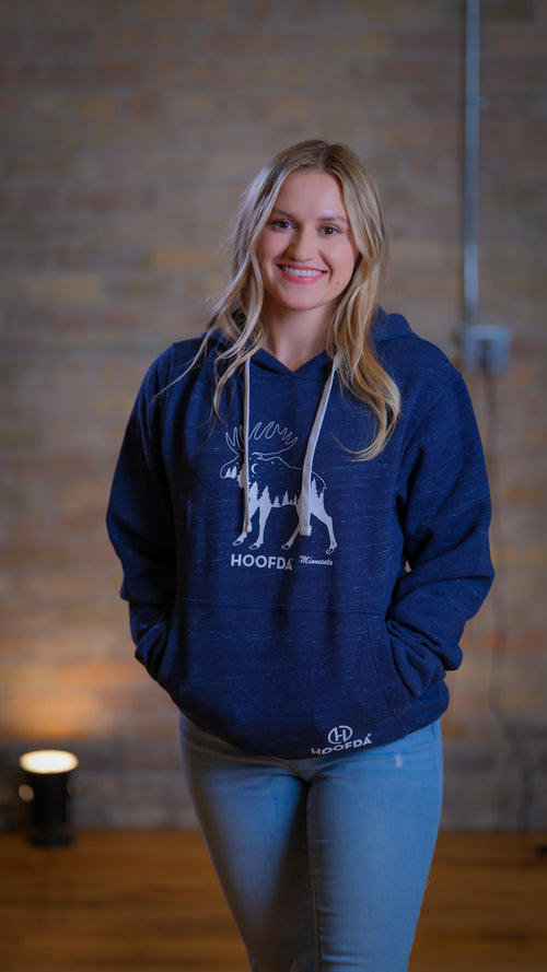 Starry Nights MN Moose Hoodie