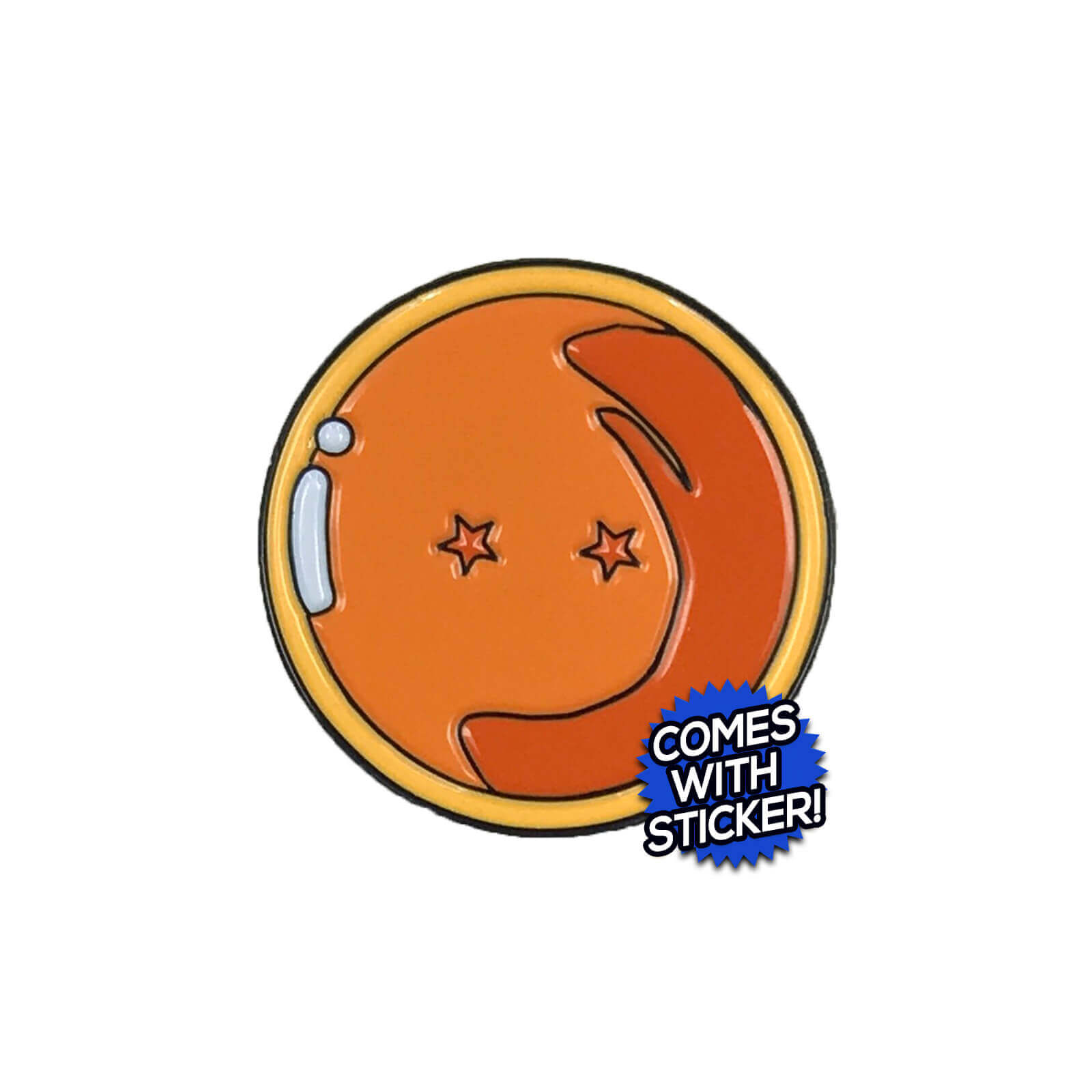 2 Star Dragon Ball Enamel Pin Kingofthepin Com