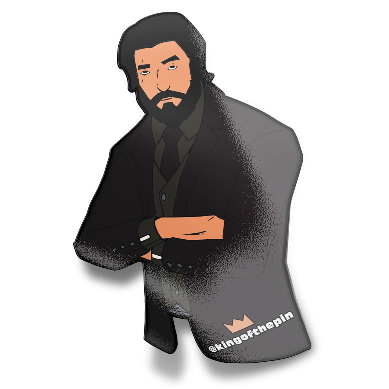 Fortnite John Wick Skin Sticker Kingofthepin - 