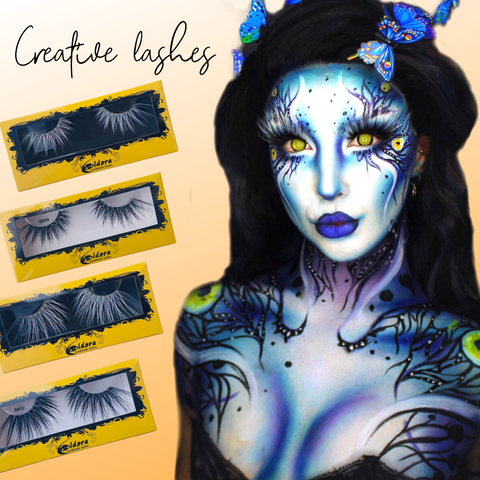 New Creative Black And White Eldora False Eyelashes