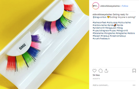 Colour Clash Makeup - Eldora False Eyelashes