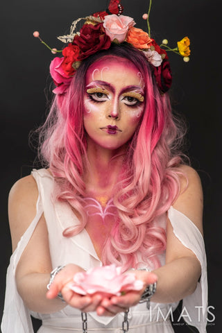 IMATS London 2018 makeup Keziah Sandey for Eldora False Eyelashes