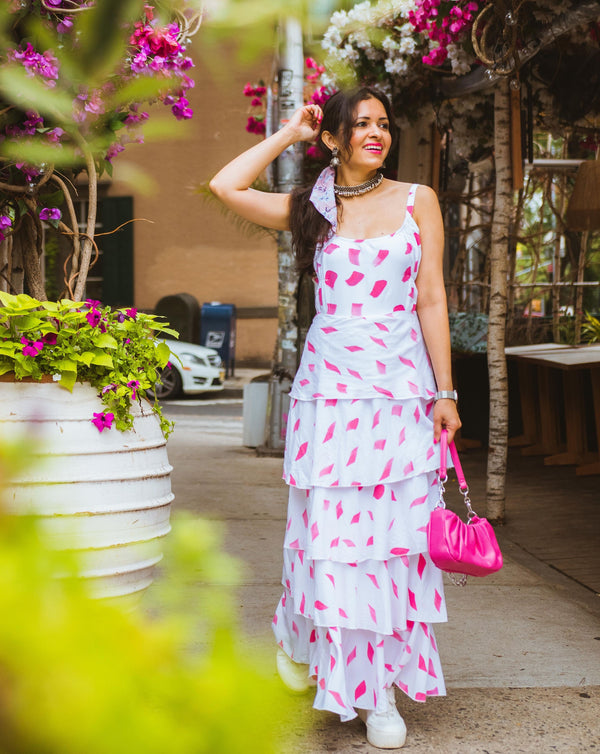 Summer White Cotton Dress – Thread & Button