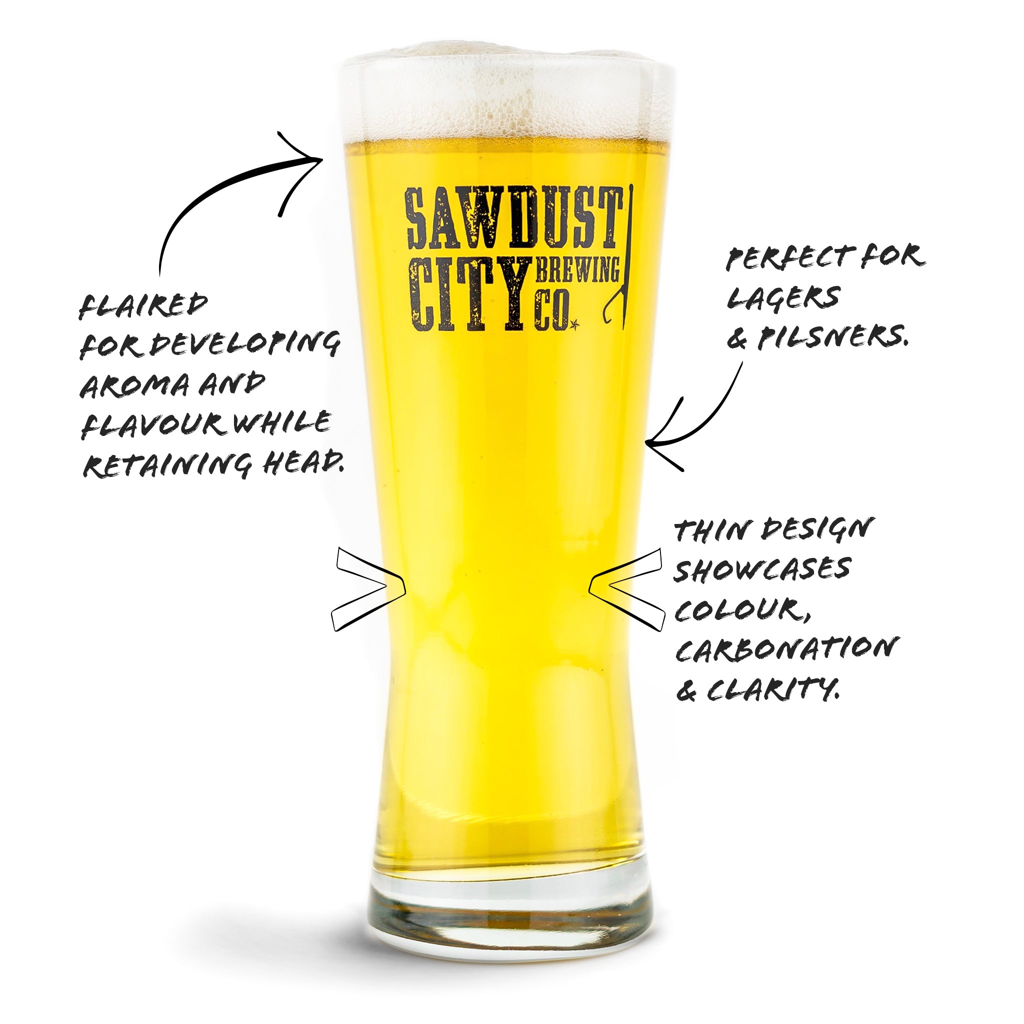 About the Lager Glass Shape