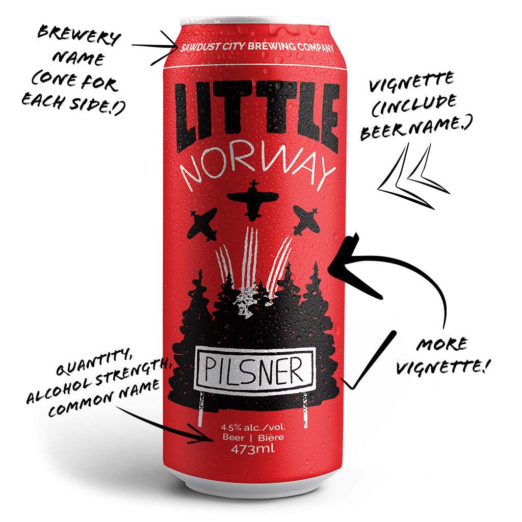 Little Norway Can Design Brewkdown