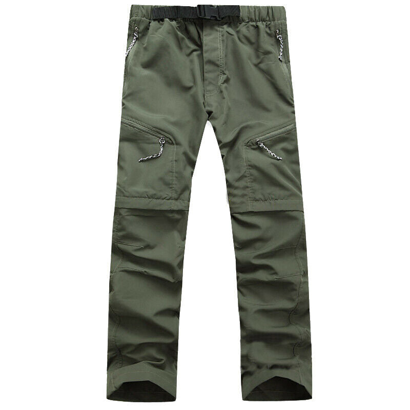 Mens Soft Shell Hiking Trousers Tactical Casual Cargo Work Pants Botto ...