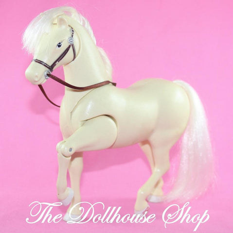 Fisher Price Loving Family Dollhouse Blue Dog Brush Horse Pony
