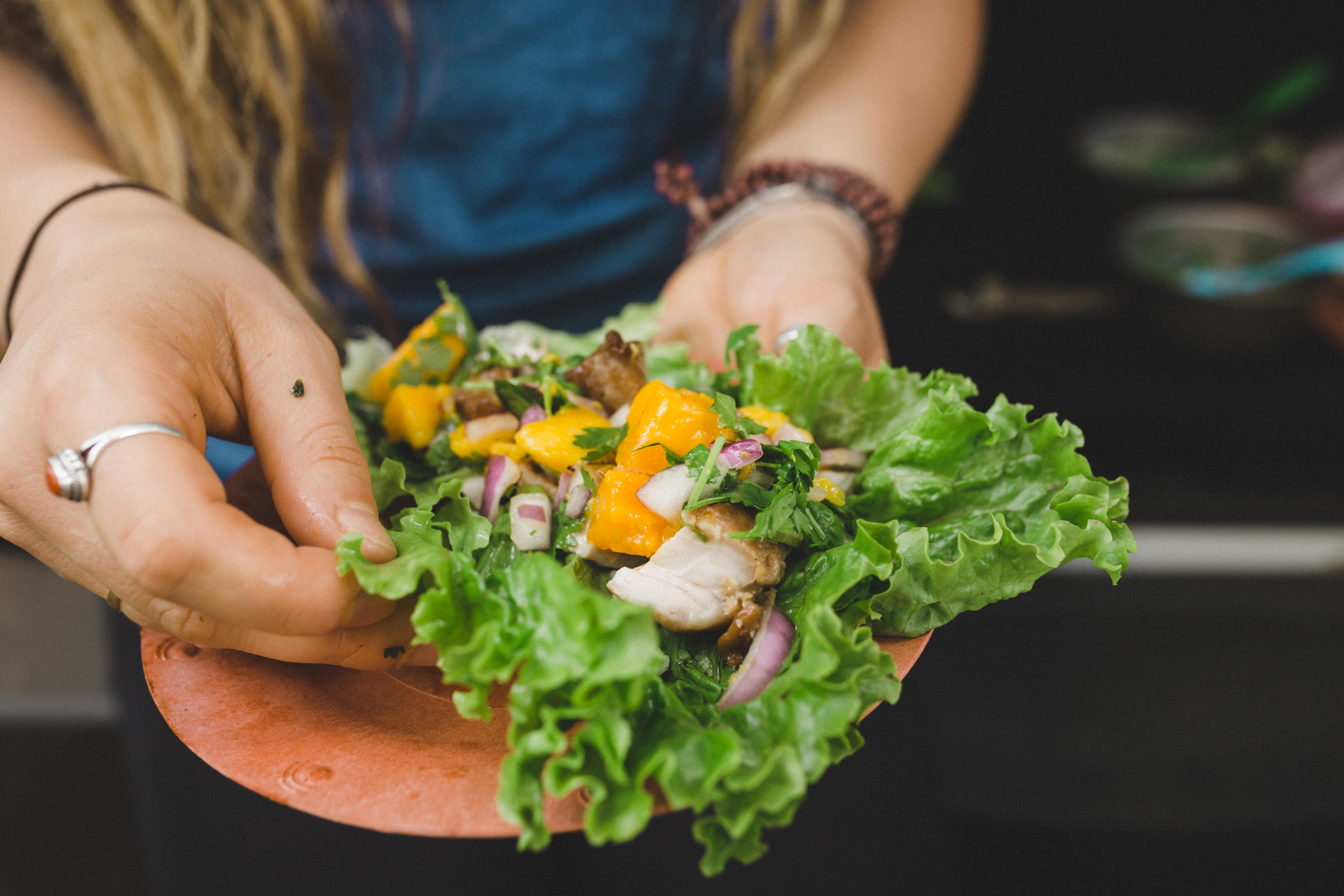 Teriyaki Lettuce Wraps