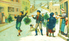 vintage image of people celebrating the celt winter solstice