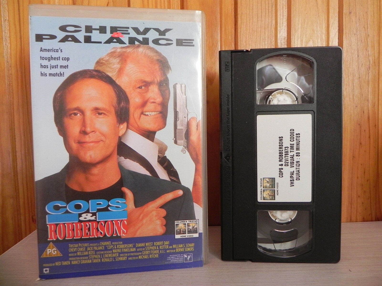 Cops And Robbersons Sample Copy Big Box Action Comedy Chevy Chase Vhs Golden Class Movies Ltd