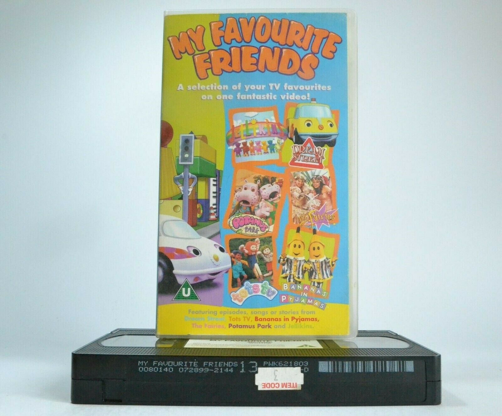 My Favourite Friends Tots Tv Bananas In Pyjamas Dream Street Kids Vhs Golden Class Movies Ltd