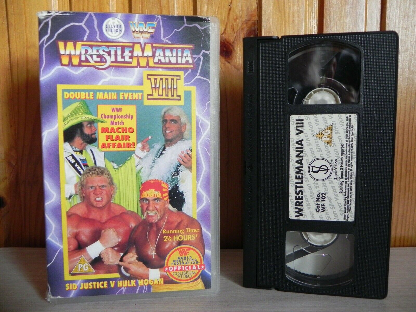 WrestleMania 8 - Hulk Hogan VS Sid Justice - Rick Flair VS Macho Man ...