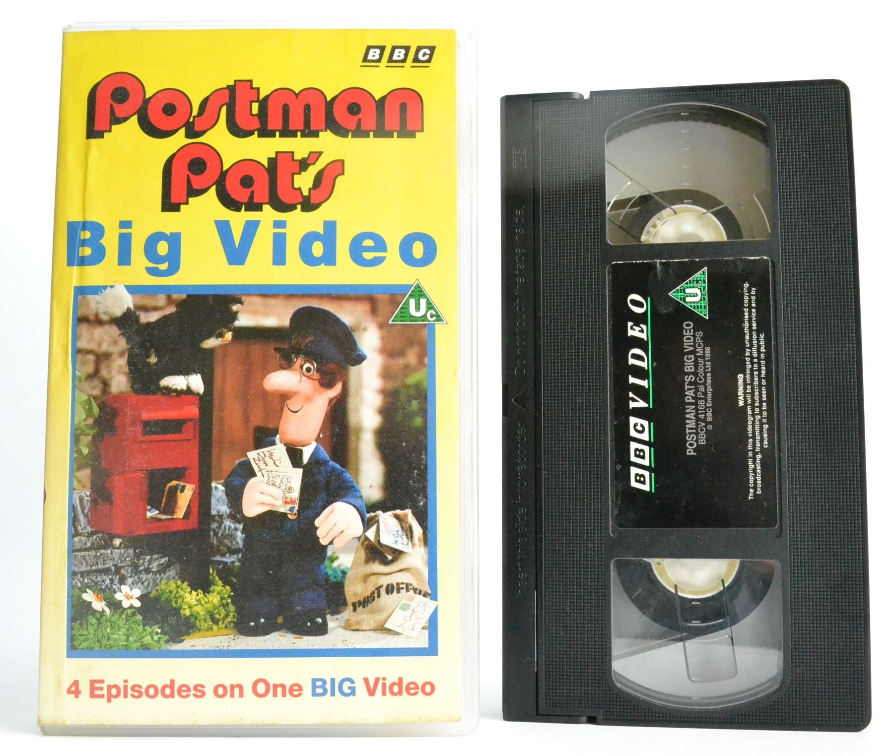 Postman Pat 1986, Big Video, Rainy Day, Birthday, Tractor Express, VHS –  Golden Class Movies LTD