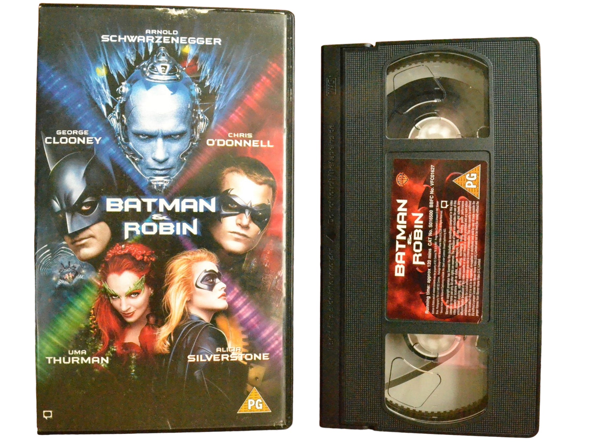 Batman & Robin - Arnold Schwarzenegger - Warner Home Entertainment -  Vintage - PAL - VHS 5014780165007 – Golden Class Movies LTD