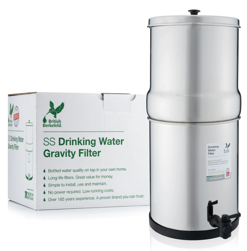 British Berkefeld water filter and five contaminants it removes - Filtro  Água