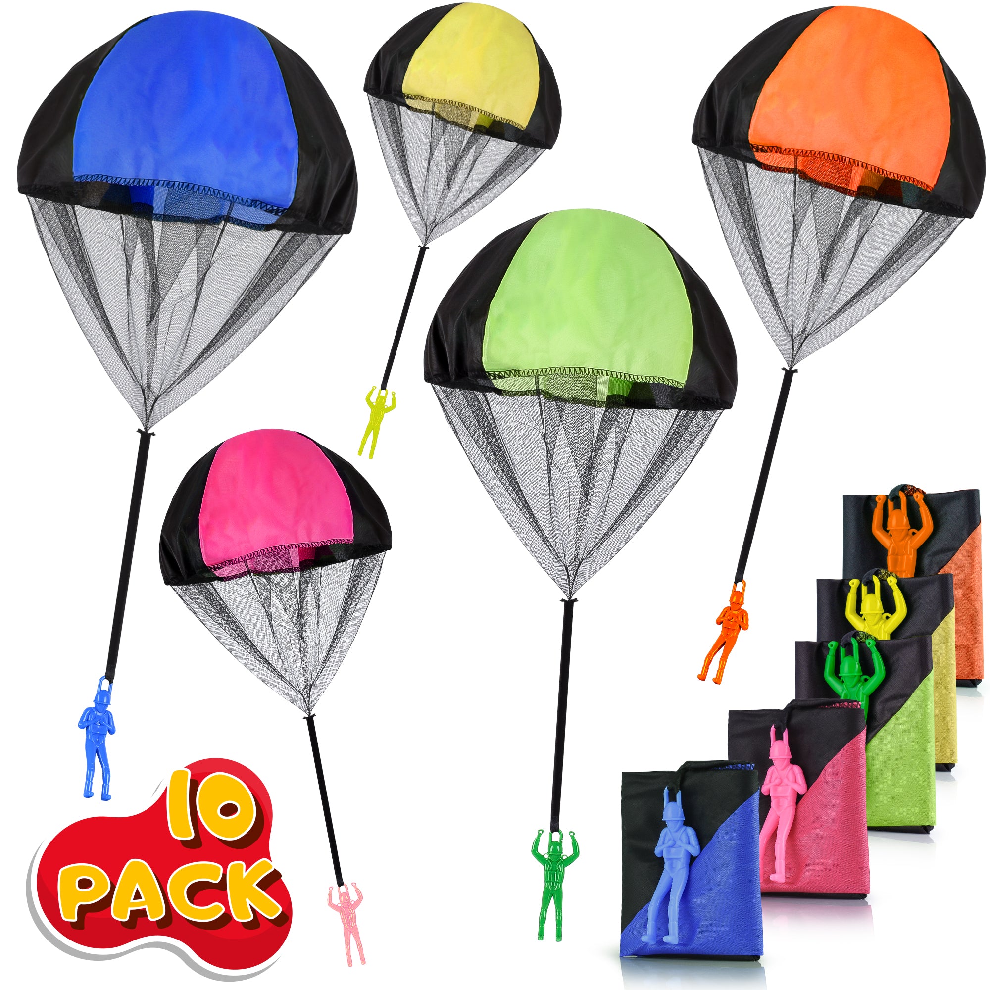 Parachute Toy, Tangle Free Throwing Toy Parachute, Outdoor