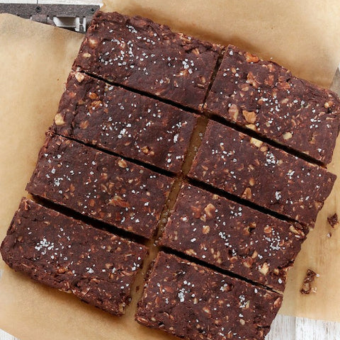 Chocolate and Peanut Butter make these buckwheat bars a homerun with Dad!