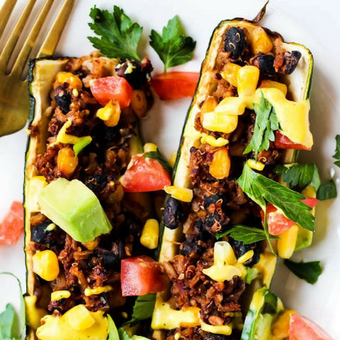 Mexican Stuffed Zucchini