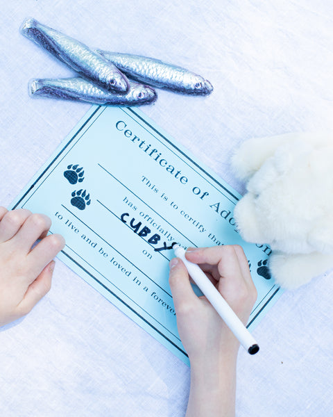 Polar Bear Adoption Certificates