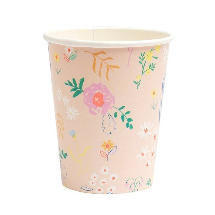 WILDFLOWER ASSORTED PASTEL CUPS