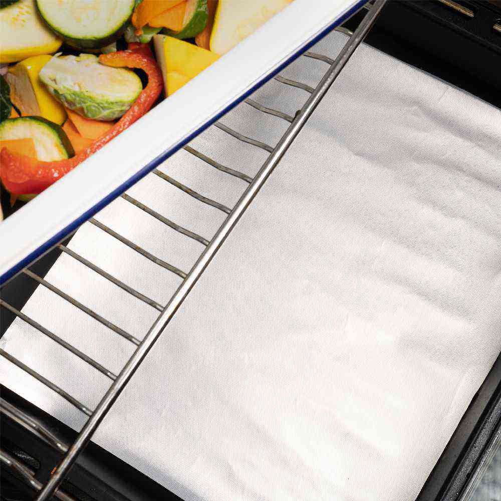 Reusable Non Stick Silver Oven Tray Liners to keep your oven clean TM