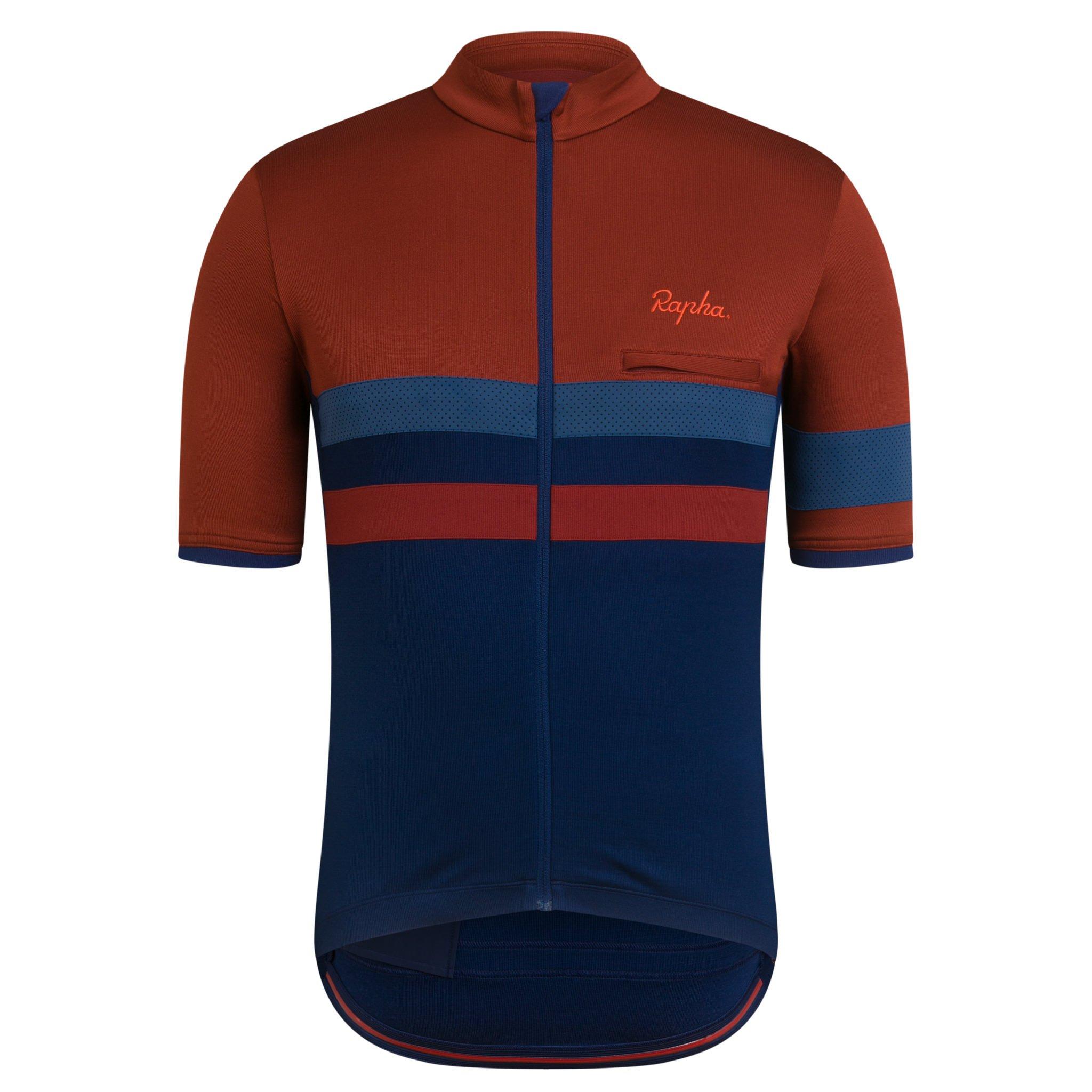 Rapha Men's Classic Jersey II, Dark Navy/Pink – woolyswheels.com.au