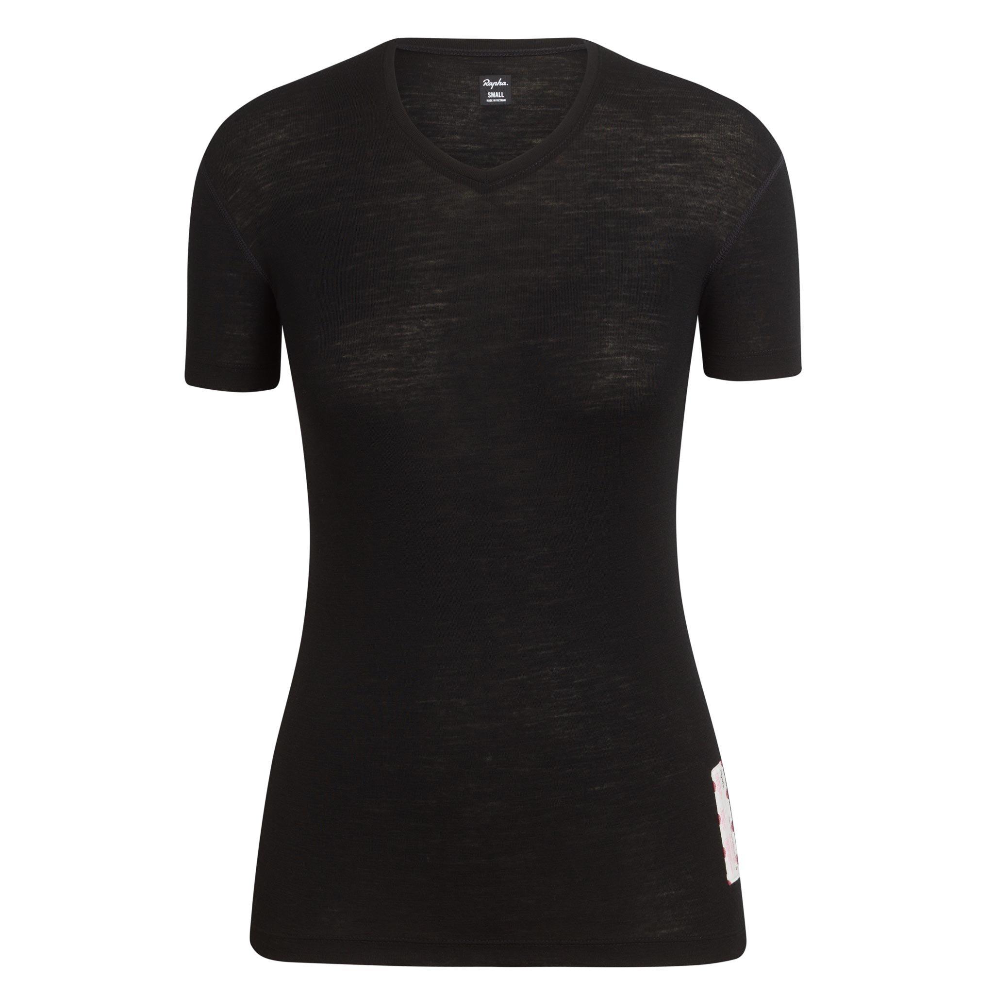 Rapha Women's Merino Base Layer - Black – woolyswheels.com.au