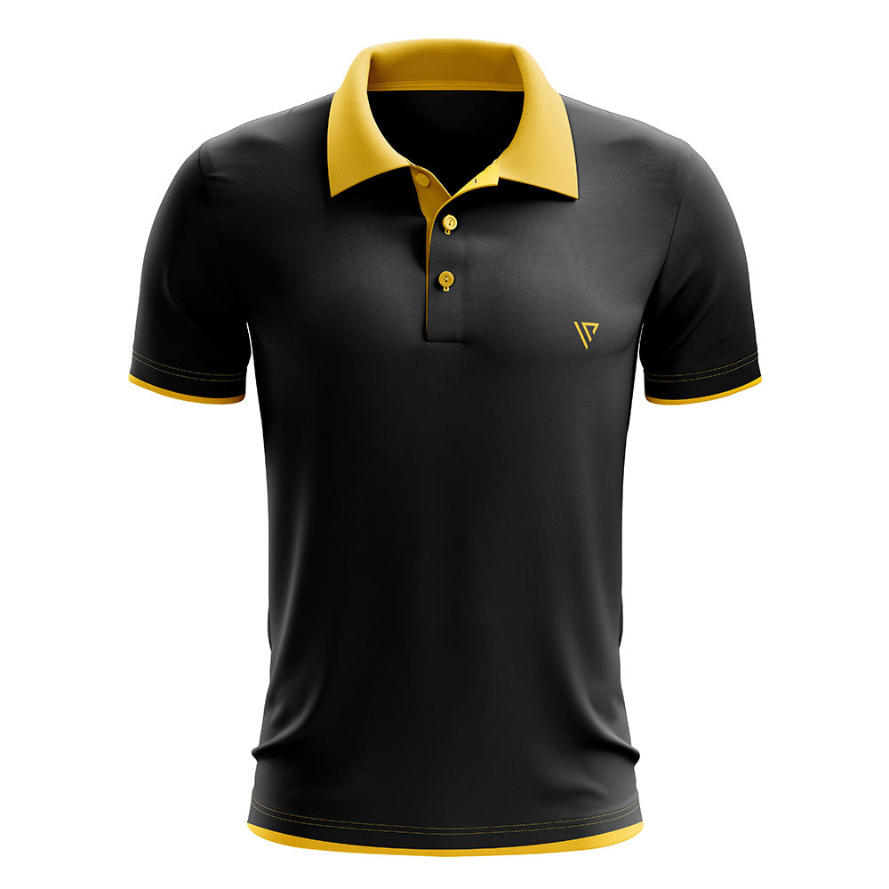 Yellow Black Polo Shirt | vlr.eng.br
