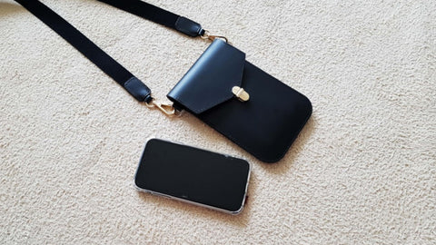 Leather Phone Crossbody Purse