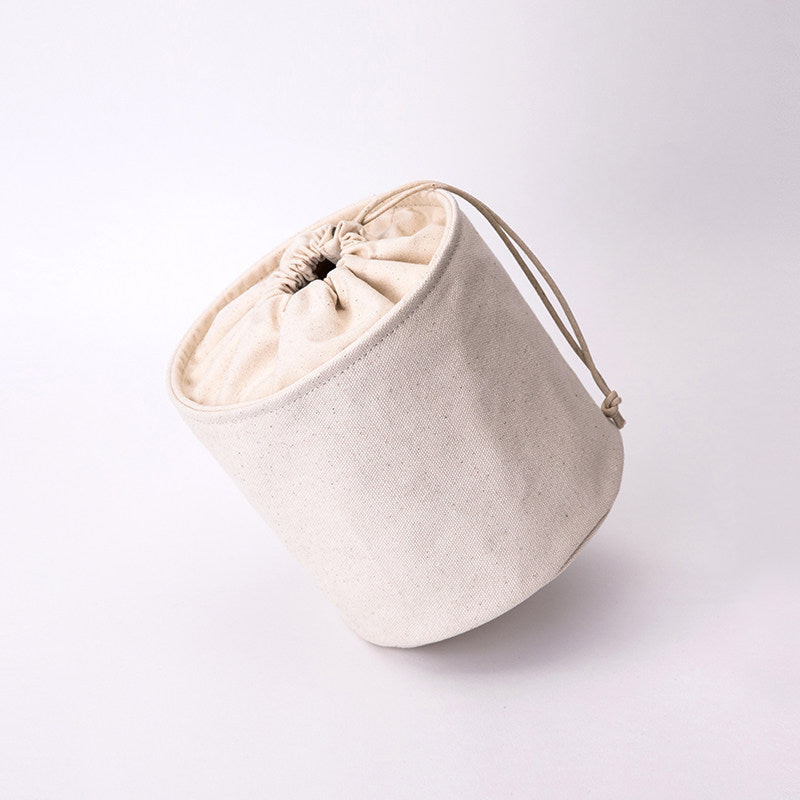 6” Canvas Drawstring Bucket Bag Inner Storage Organizer Pouch Insert Purse Pocket | Annie Jewel