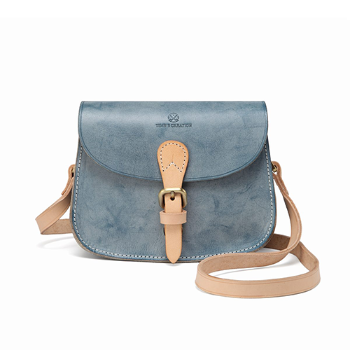 navy leather satchel