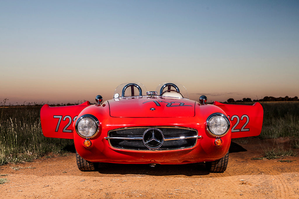 mercedes 190 sl racing tribute