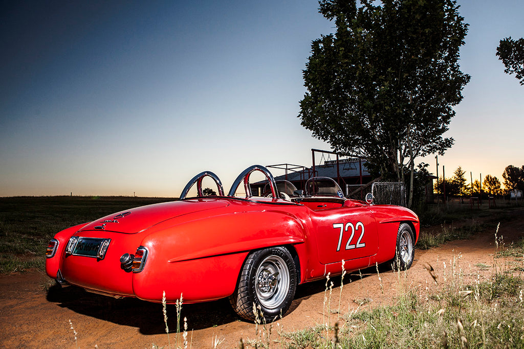 mercedes 190 sl racing tribute