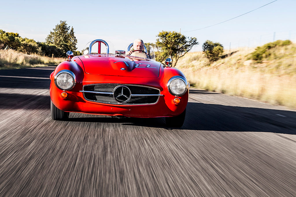 mercedes 190sl racing tribute