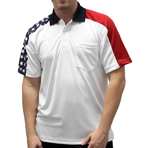 Men's pocket Patriotic Polo Shirt | TheFlagShirt.com– The Flag Shirt