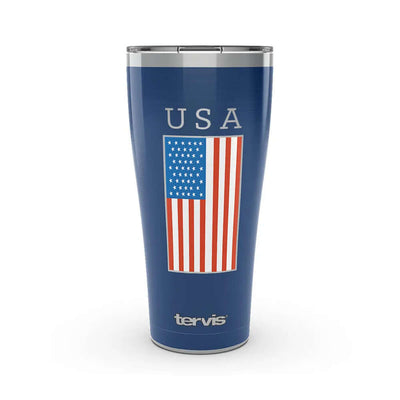 American Flag Engraved on 24 oz YETI Mug