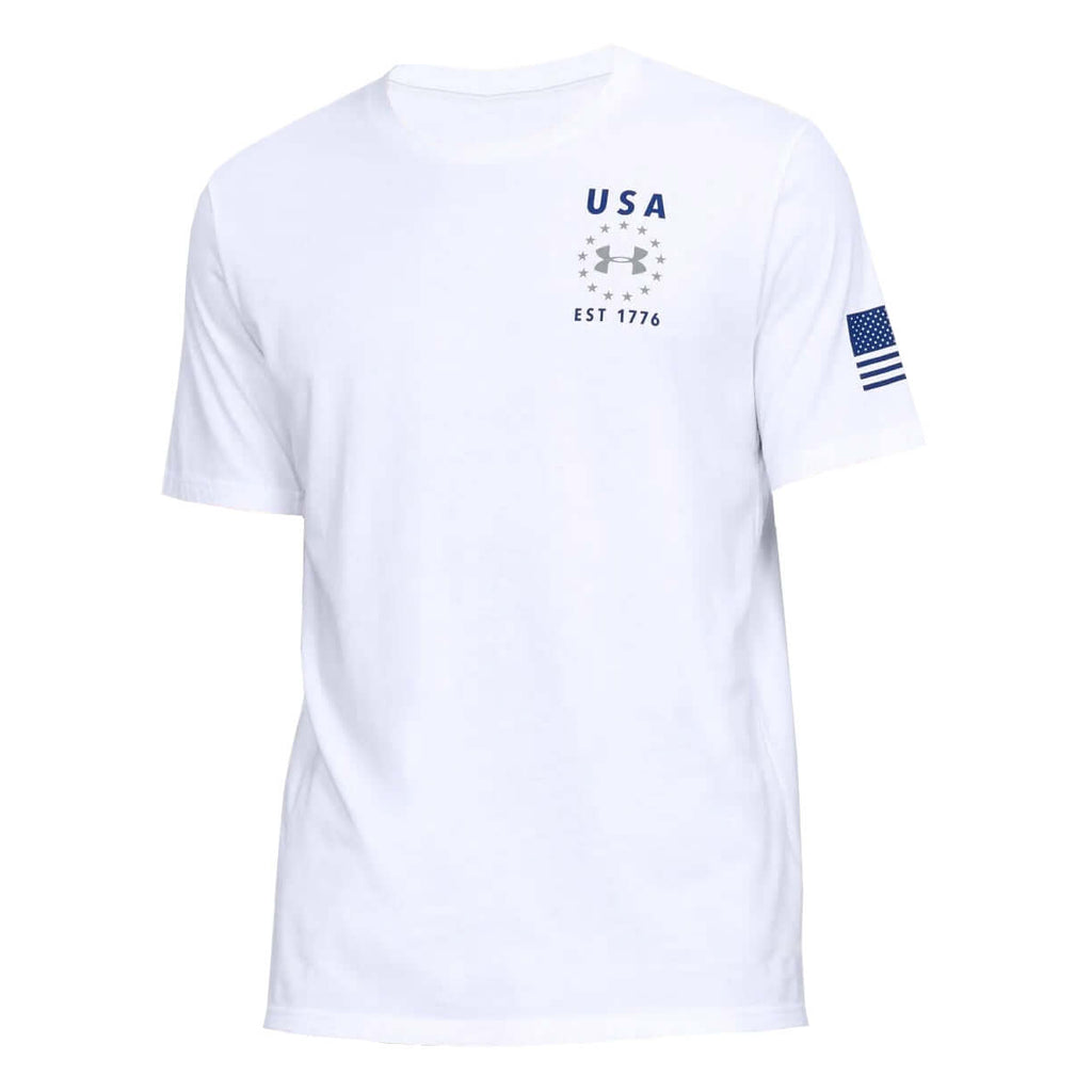 under armour american flag shirt