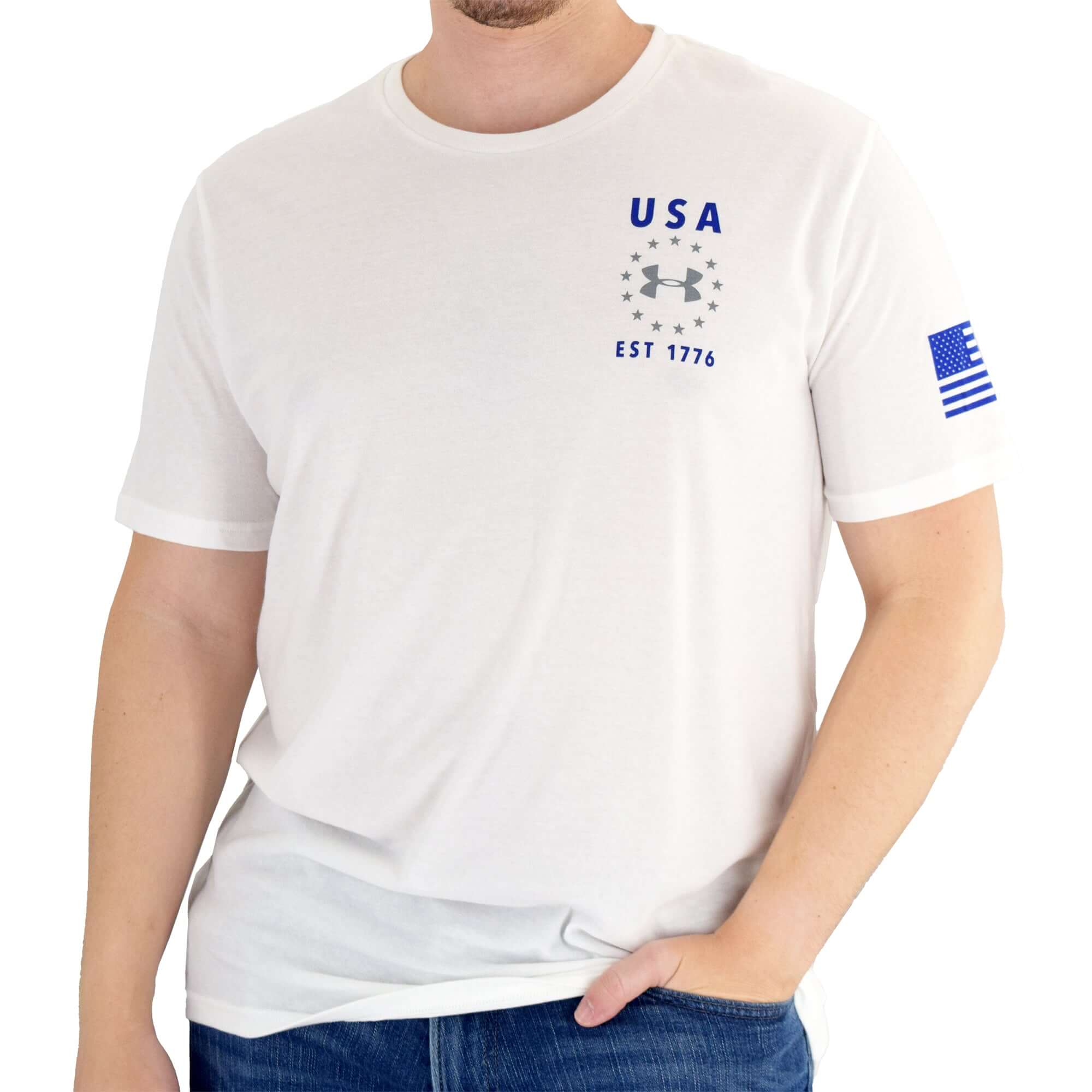 Under Armour USA Emblem T-Shirt The Flag Shirt